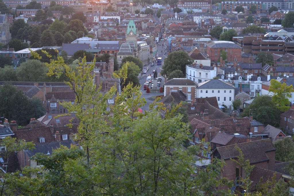 St Giles' Hill - the view